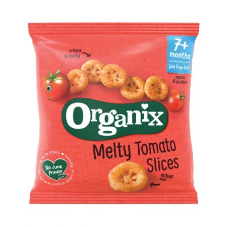 Organix Melty Tomato Slices Baby Food Snack 7 Months+ 20g
